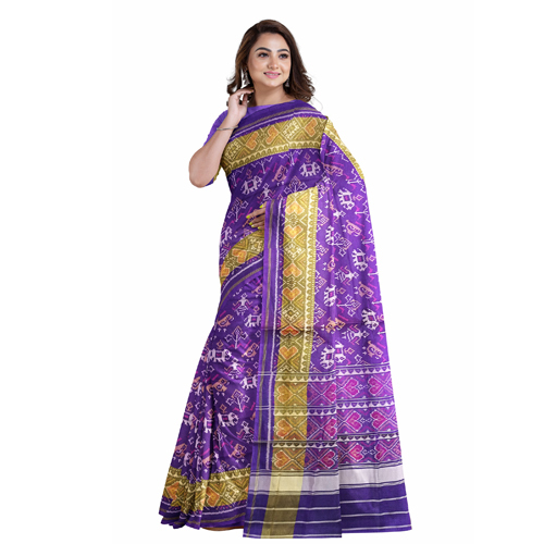 Elephant Rajkot Patola Saree - Color: Different Available