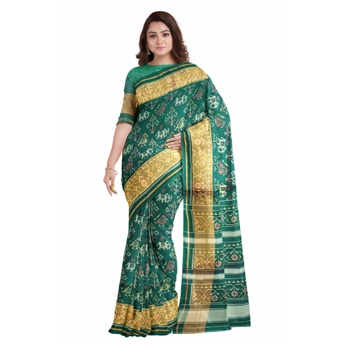 Green Rajkot Patola Saree