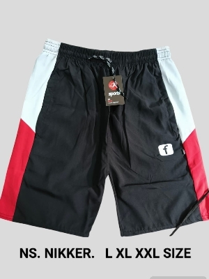 Ns Fabric Mens Nikkar - Color: Black & Red