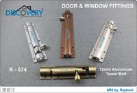 Aluminum Tower Bolt - Application: For Door Stop & Lock