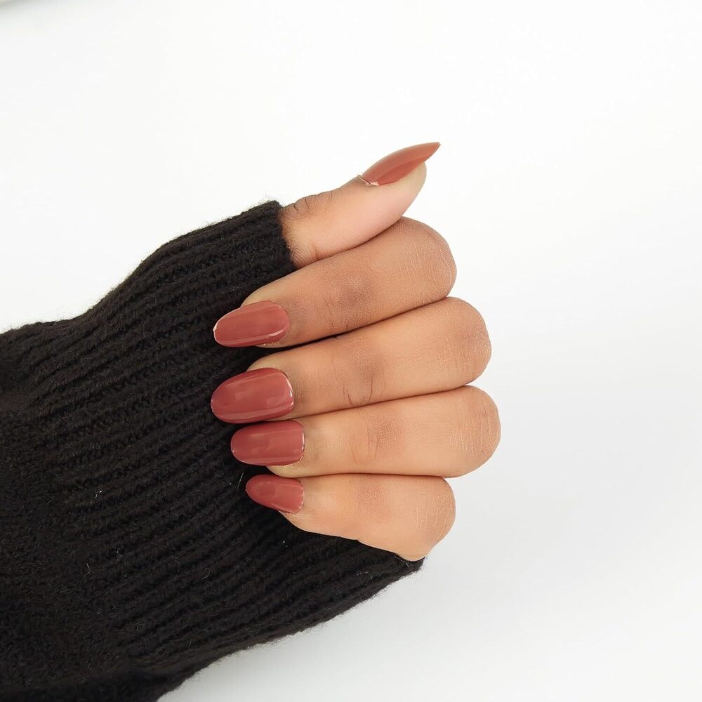 CherryBox 24 Artificial Nails | Press On Nails | False Nails - Salon Manicure Acrylic Nail Art