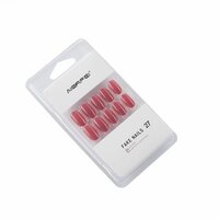 CherryBox 24 Artificial Nails | Press On Nails | False Nails - Salon Manicure Acrylic Nail Art