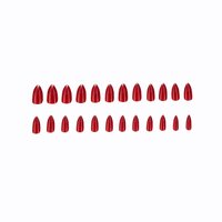 CherryBox 24 Artificial Nails | False Nails Fake nails Salon Manicure Acrylic Nail Art for Women Girls