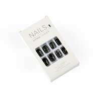 CherryBox 24 Artificial Nails | False Nails Fake nails Salon Manicure Acrylic Nail Art for Women Girls (CB6412)