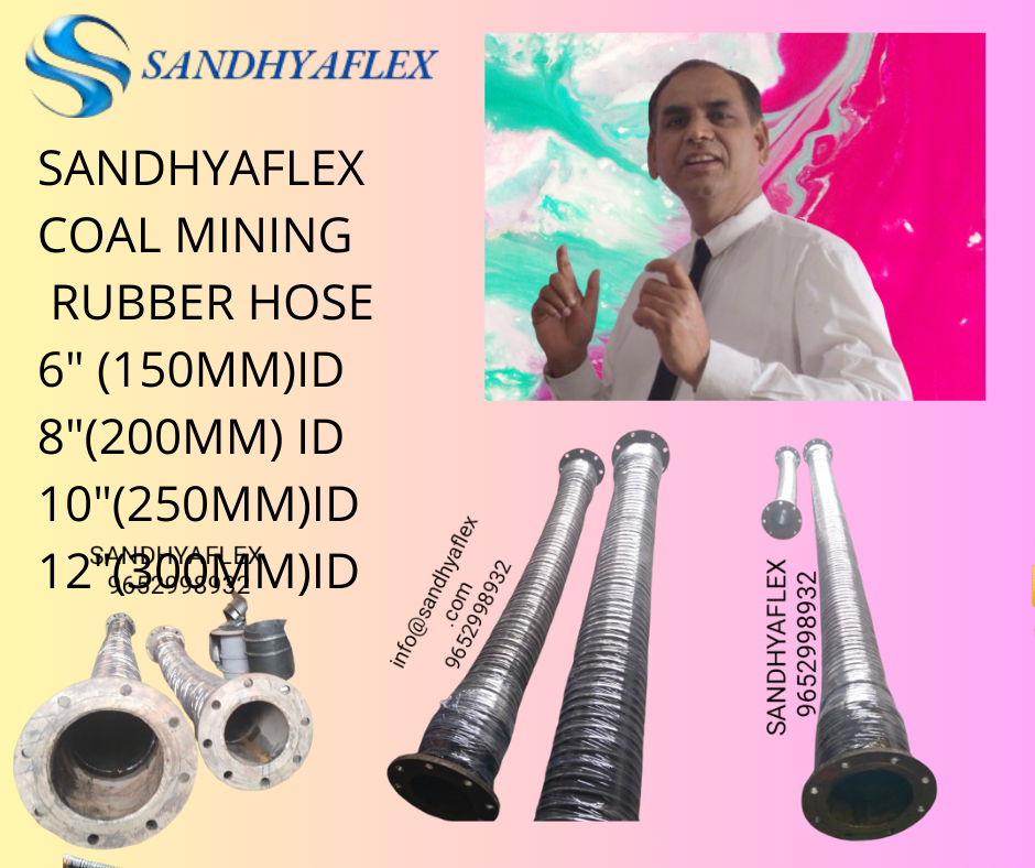 Coal Mining Rubber Hose - Color: Black