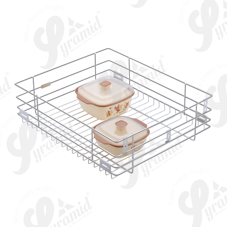 Stainless Steel Wire Kitchen Basket - 14-24 Inch Width, 20-24 Inch Depth, 4-8 Inch Height | Eco-friendly, Uv Resistant, Durable Design For Fruits And Pantry Organization