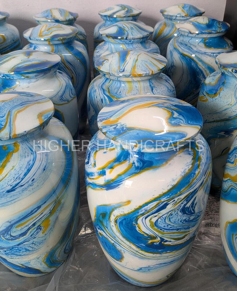 Aluminium Adult Cremation Urn for Ashes , Urns Manufacturer from India