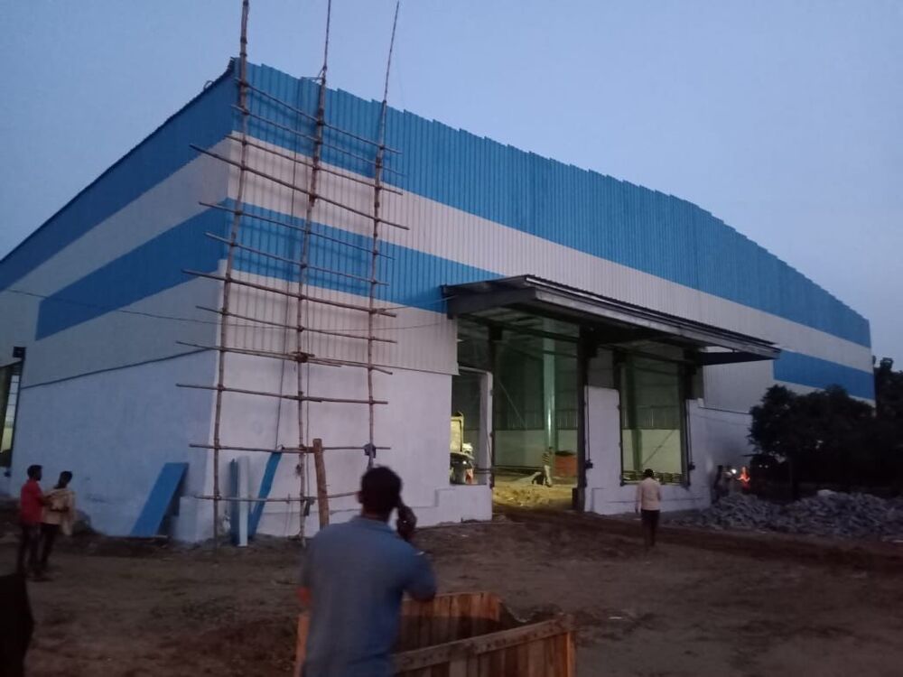 Warehouse Building - Color: As Per Requirement