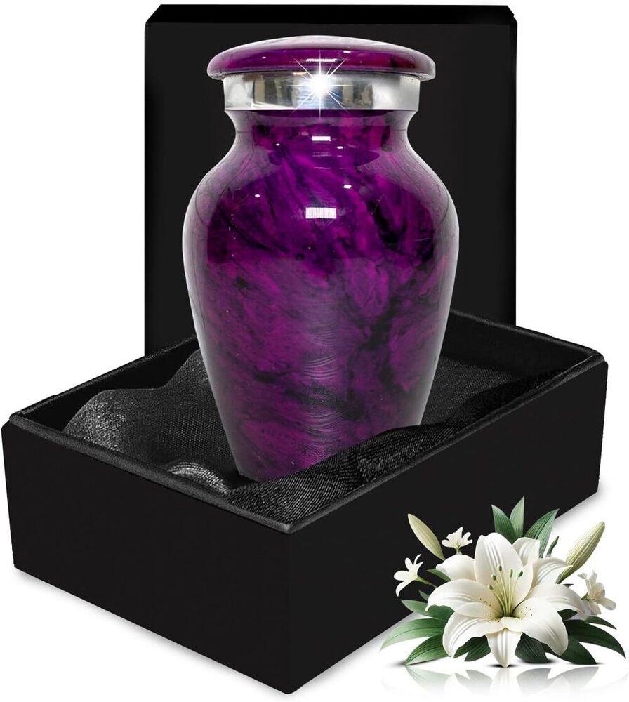 Multi-Color Aluminium Keepsake Urn for Human Ashes Funeral Urns Wholesale Supplies