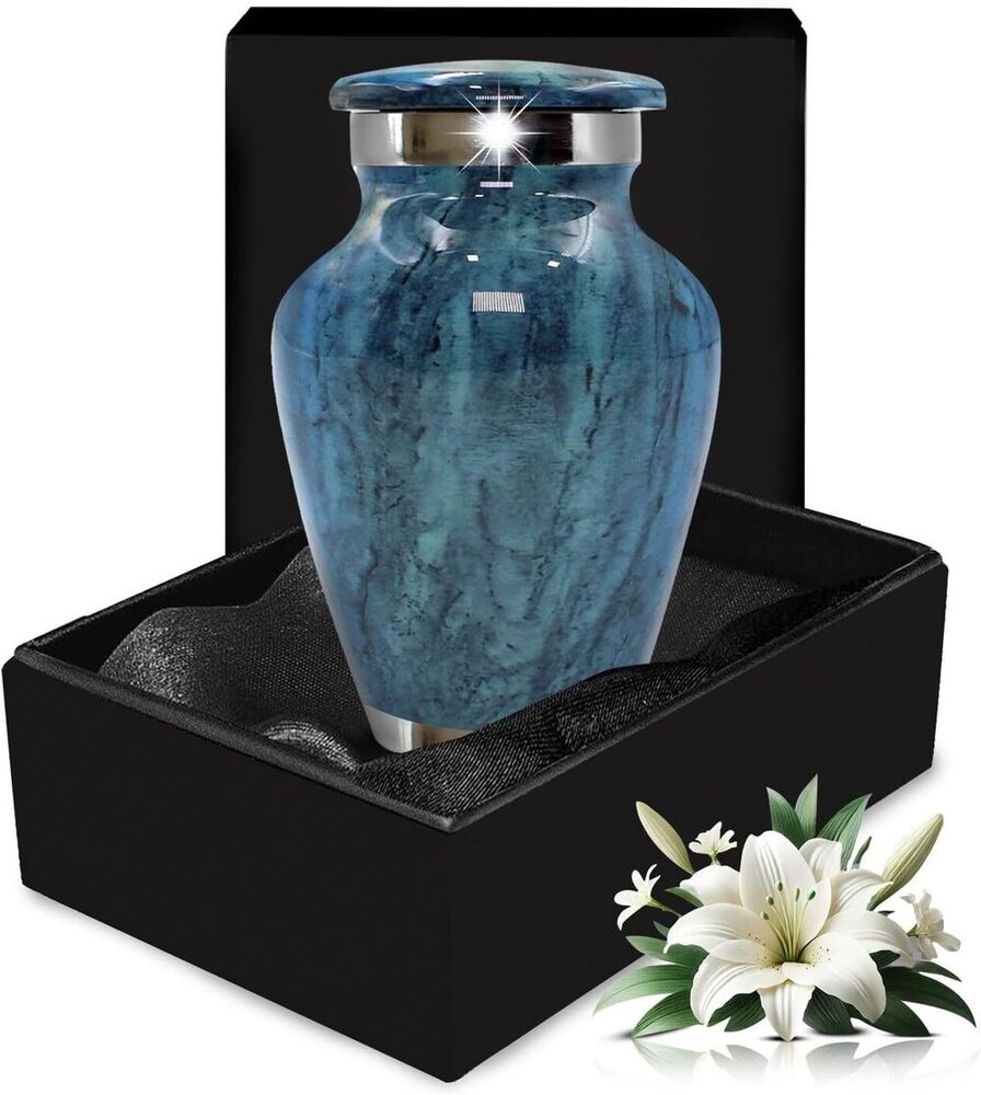 Multi-Color Aluminium Keepsake Urn for Human Ashes Funeral Urns Wholesale Supplies