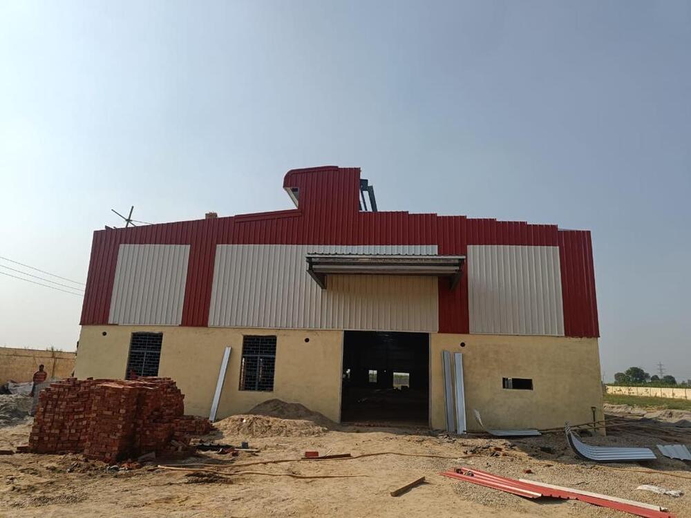 Customized Steel Building Structure - Color: As Per Requirement