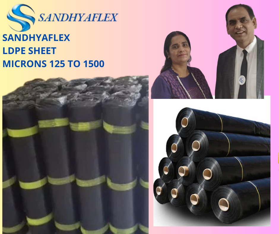 Ldpe Sheet - 100-500 Microns Thick, 1-5 Meters Wide, 50-100 Meters Long | Black, 10-20 Mpa Tensile Strength, Ideal For Agricultural Mulching & Pond Lining