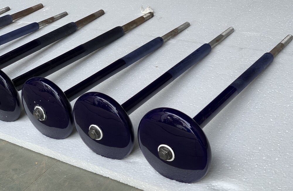 Glass Lined Valve Spindle - Color: Blue