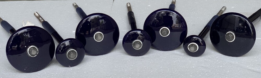 Glass Lined Valve Spindle - Color: Blue