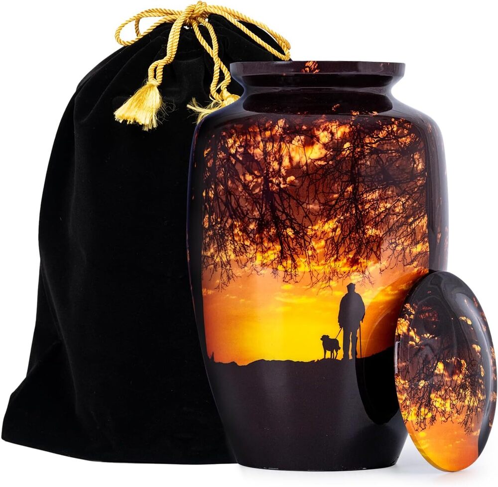 Sunset View Adult Cremation Urn for Human Ashes Funeral Urns Wholesale Supplies