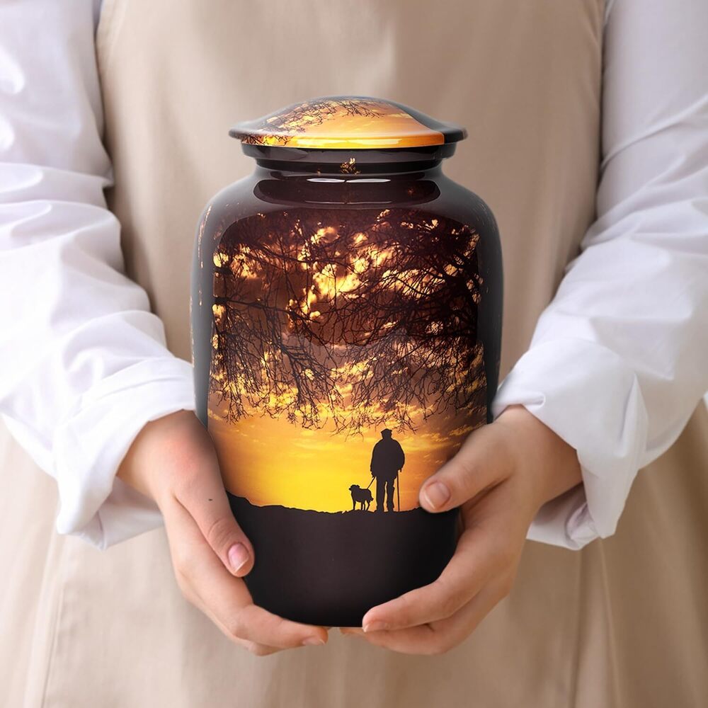 Sunset View Adult Cremation Urn for Human Ashes Funeral Urns Wholesale Supplies