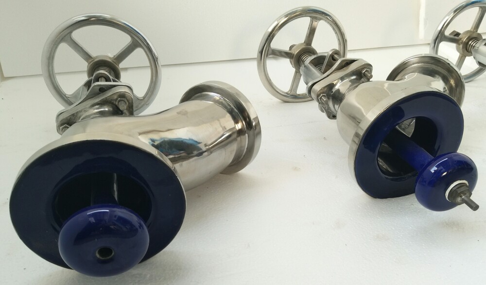 Glass Lined Ss Valve - Color: Silver