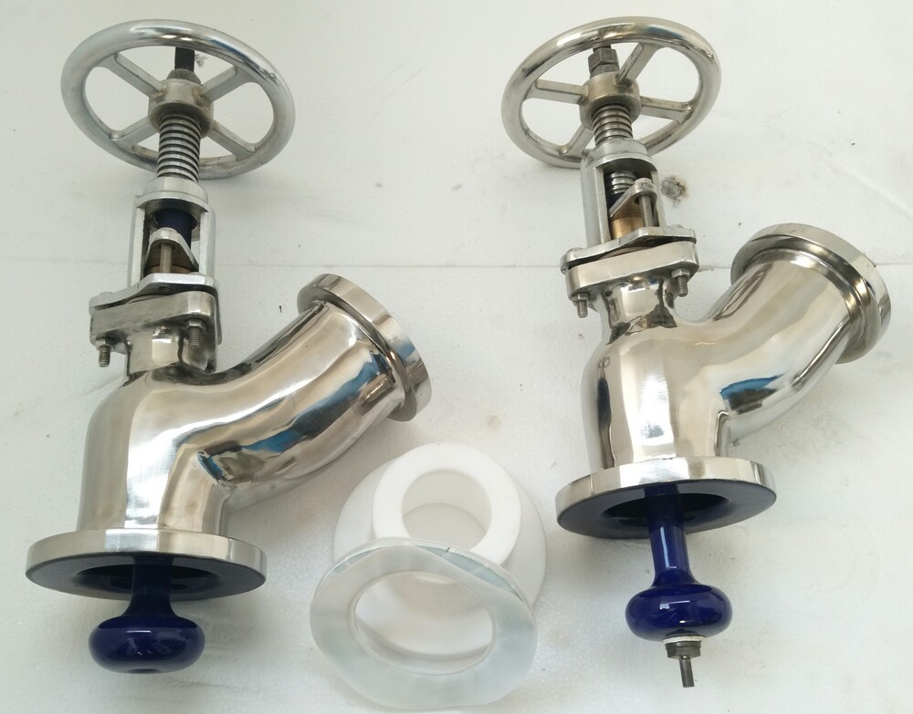 Glass Lined Ss Valve - Color: Silver