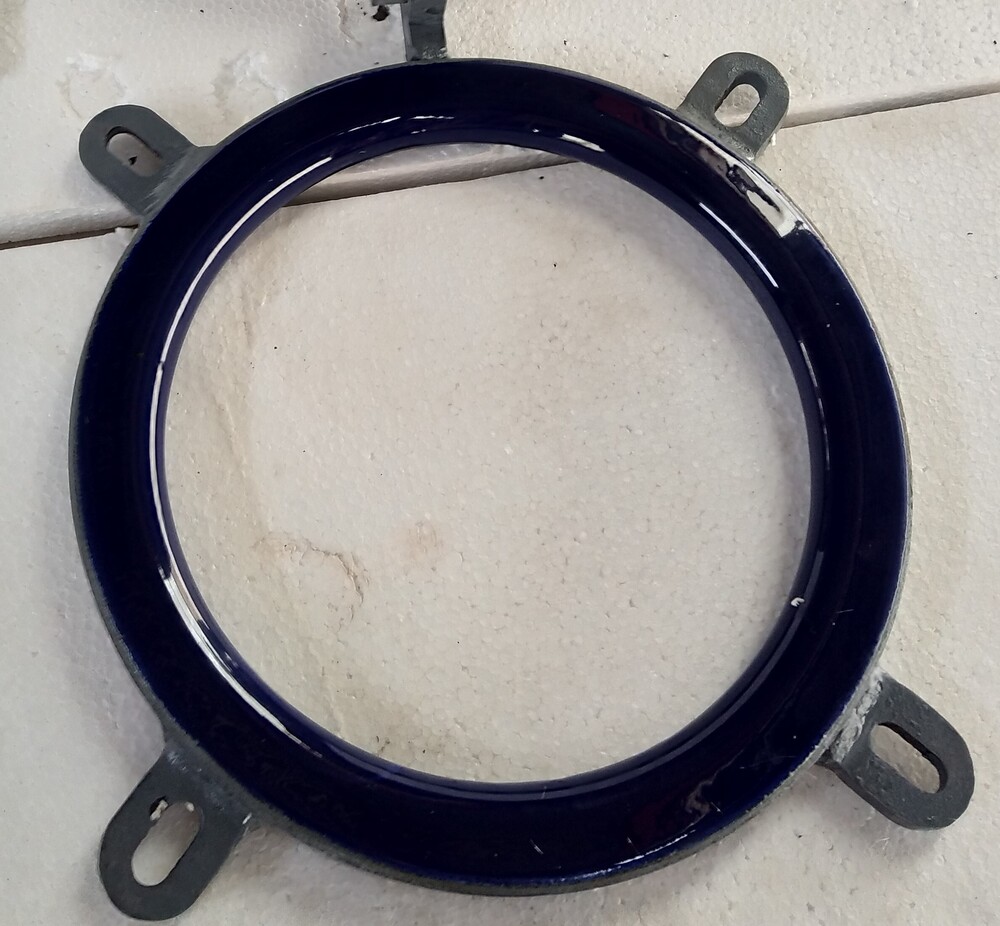 Glass Lined Protection Ring - Color: Purple