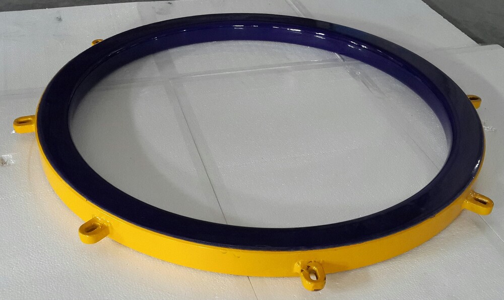 Glass Lined Protection Ring - Color: Purple