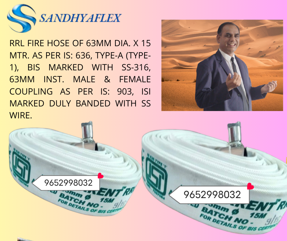 RRL Fire Hose Pipe 63mm Type A