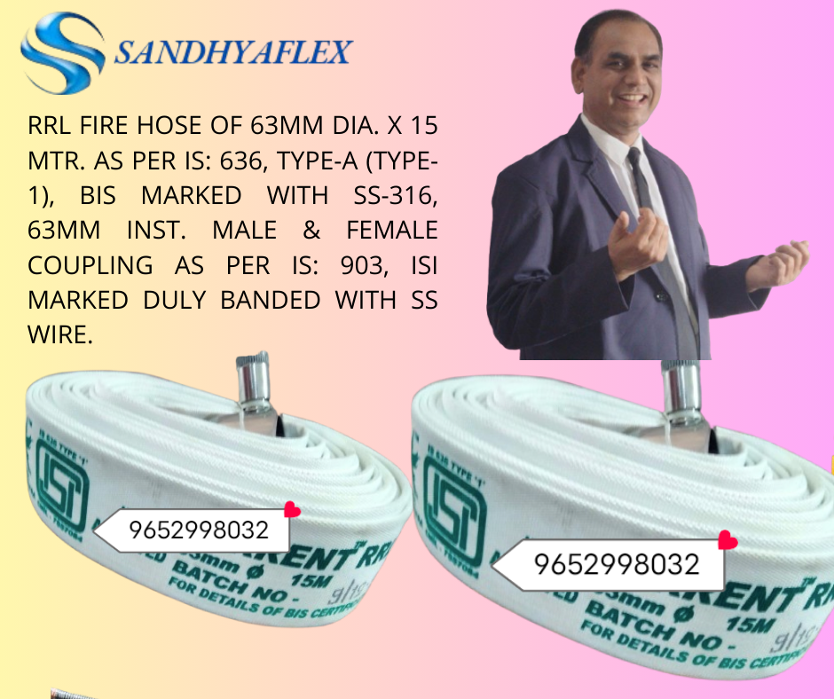 RRL Fire Hose Pipe 63mm Type A
