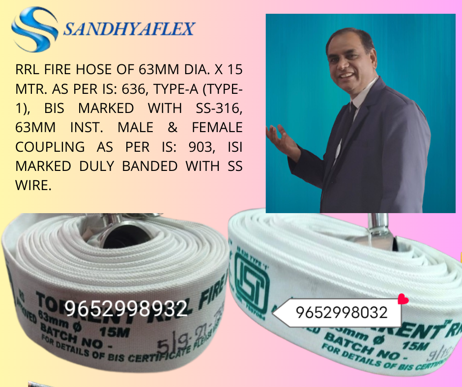 RRL Fire Hose Pipe 63mm Type A