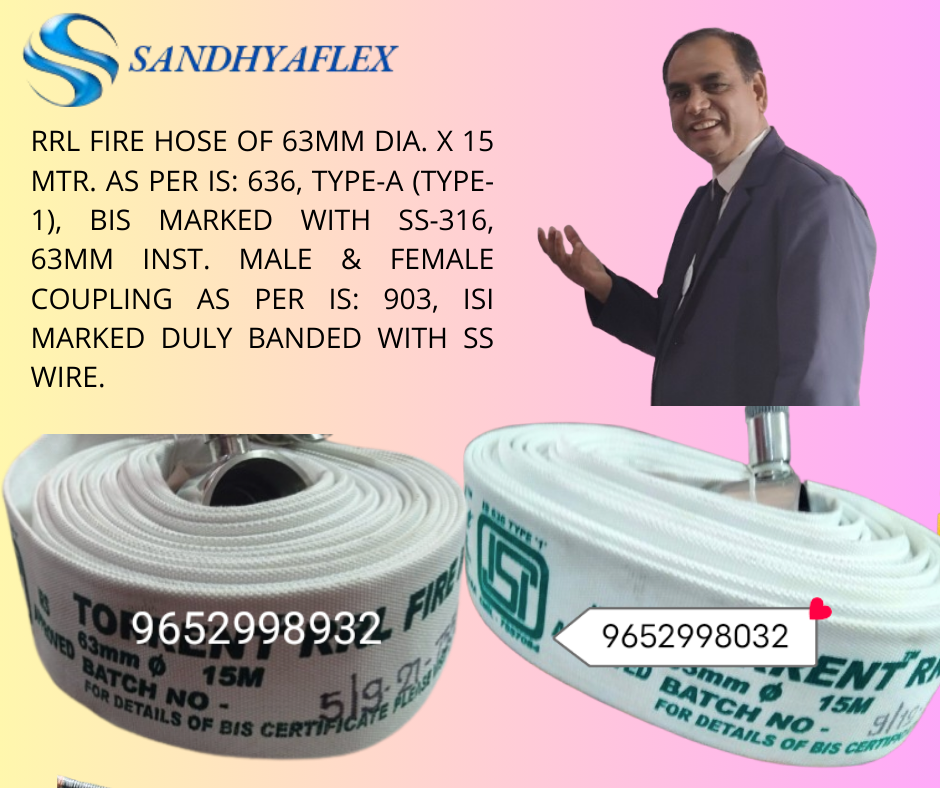 RRL Fire Hose Pipe 63mm Type A