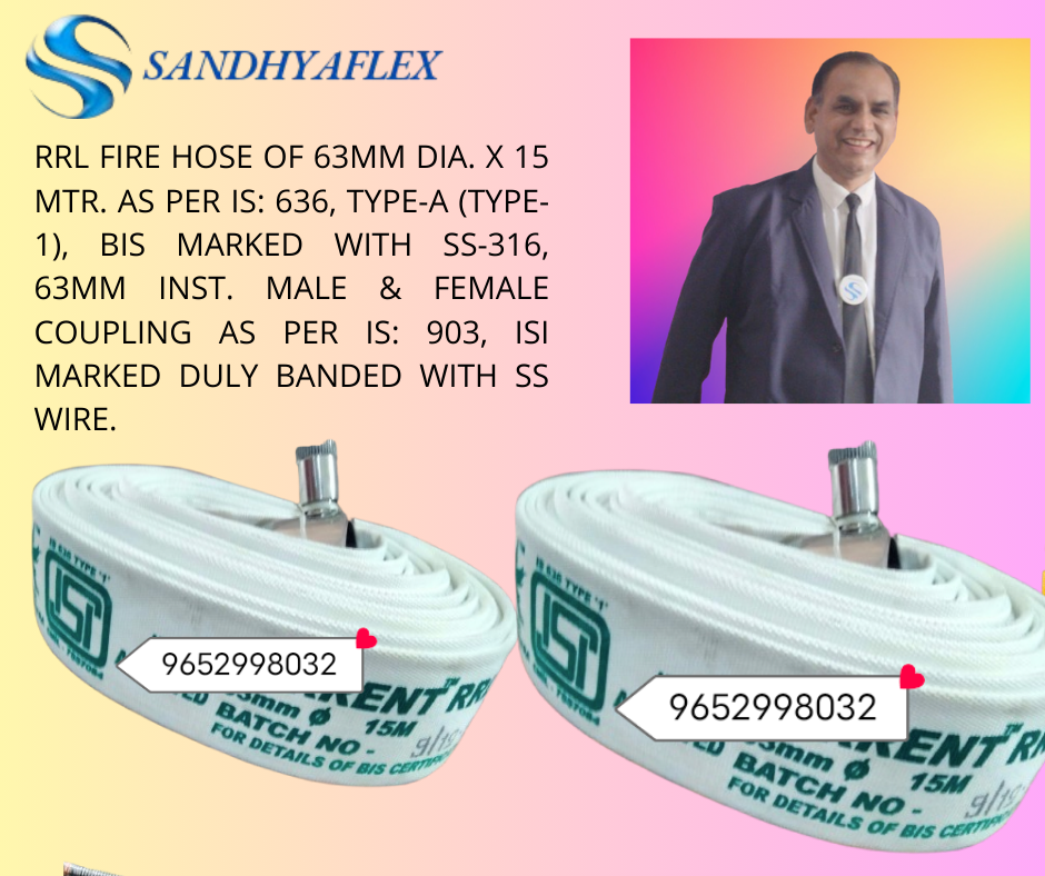 RRL Fire Hose Pipe 63mm Type B