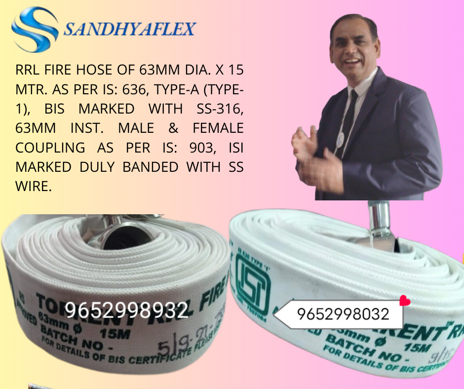 RRL Fire Hose Pipe 63mm Type B