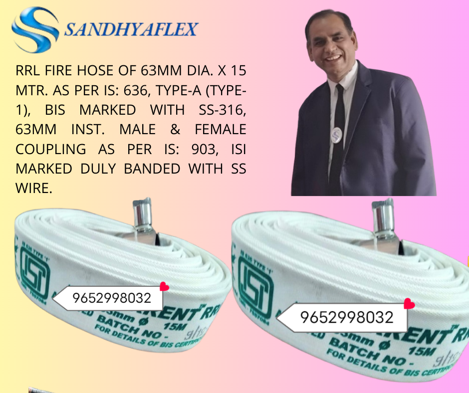 RRL Fire Hose Pipe 63mm Type B