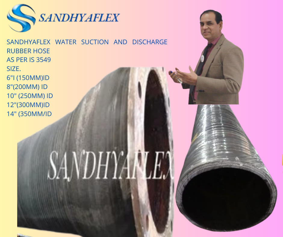 Transparent Water Suction and Discharge Rubber Hose
