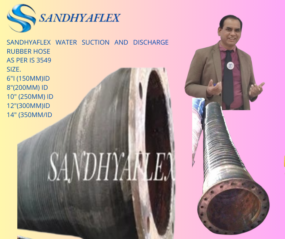 Transparent Water Suction and Discharge Rubber Hose