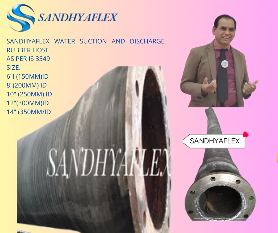 Transparent Water Suction and Discharge Rubber Hose