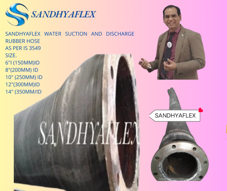 Transparent Water Suction and Discharge Rubber Hose