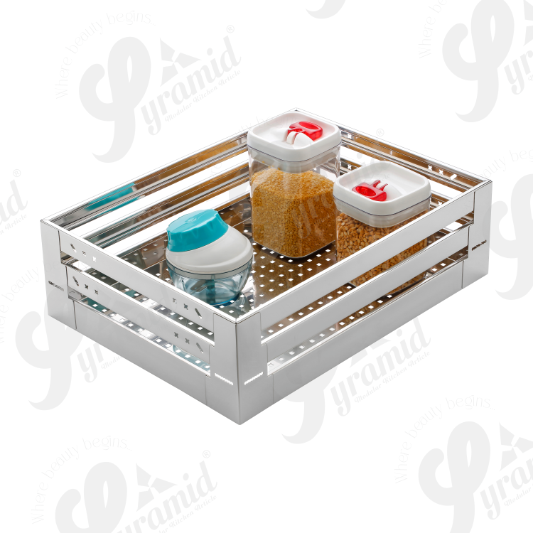 Modular Plain Kitchen Basket - Height: 4