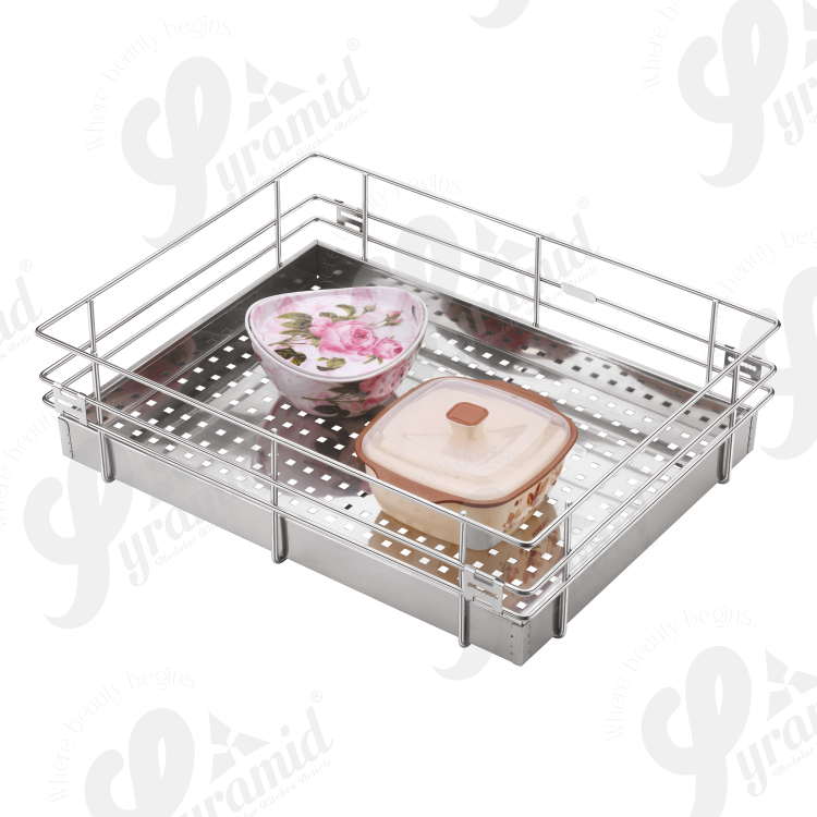 Modular Plain Kitchen Basket - Height: 4