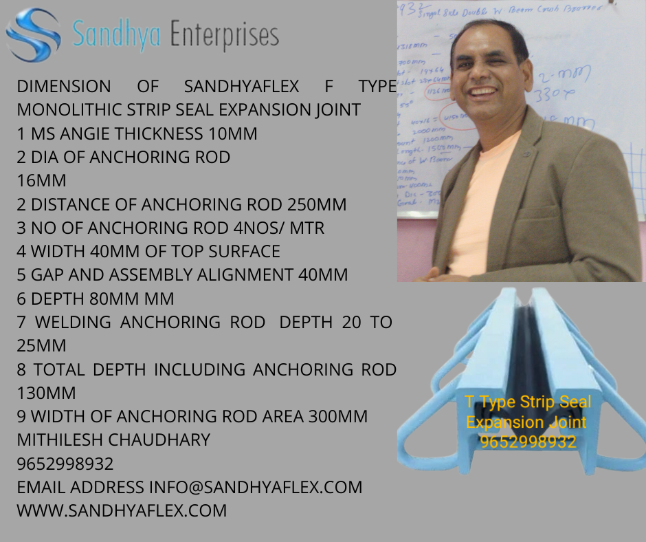 F Type Strip Seal Expansion Joint