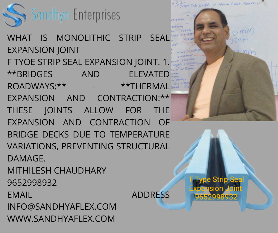 F Type Strip Seal Expansion Joint