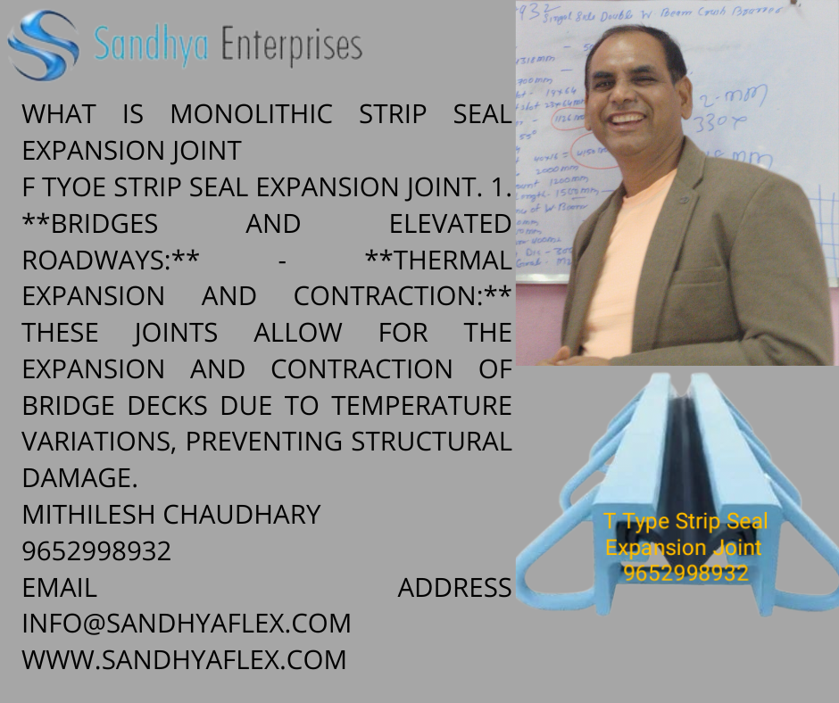 F Type Strip Seal Expansion Joint