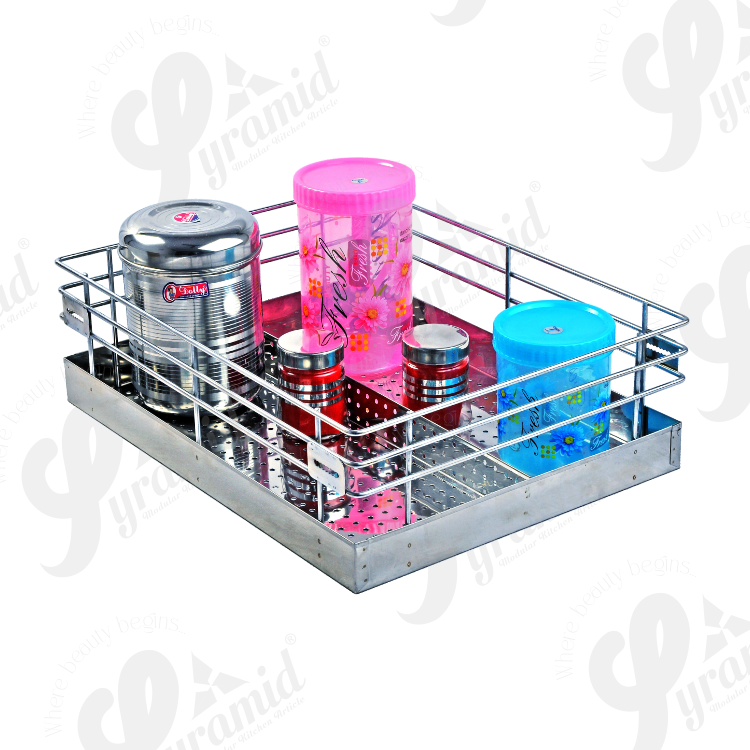 Modular Partition Kitchen Basket - Height: 4