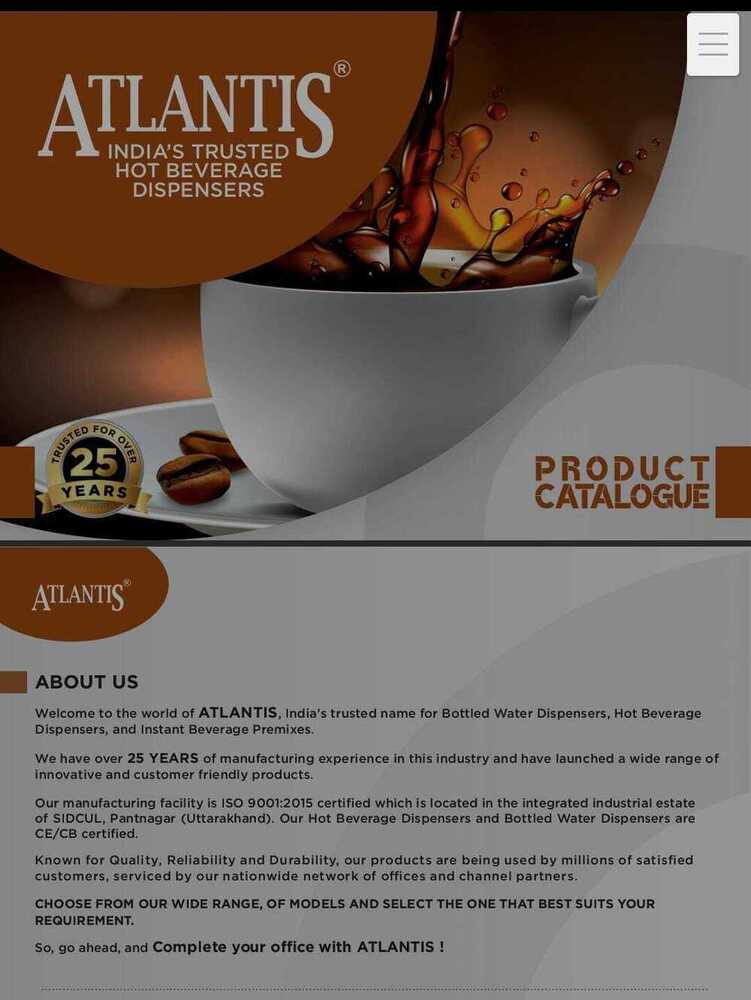 Atlantic Coffee Vending Manchin - Automatic Grade: Automatic