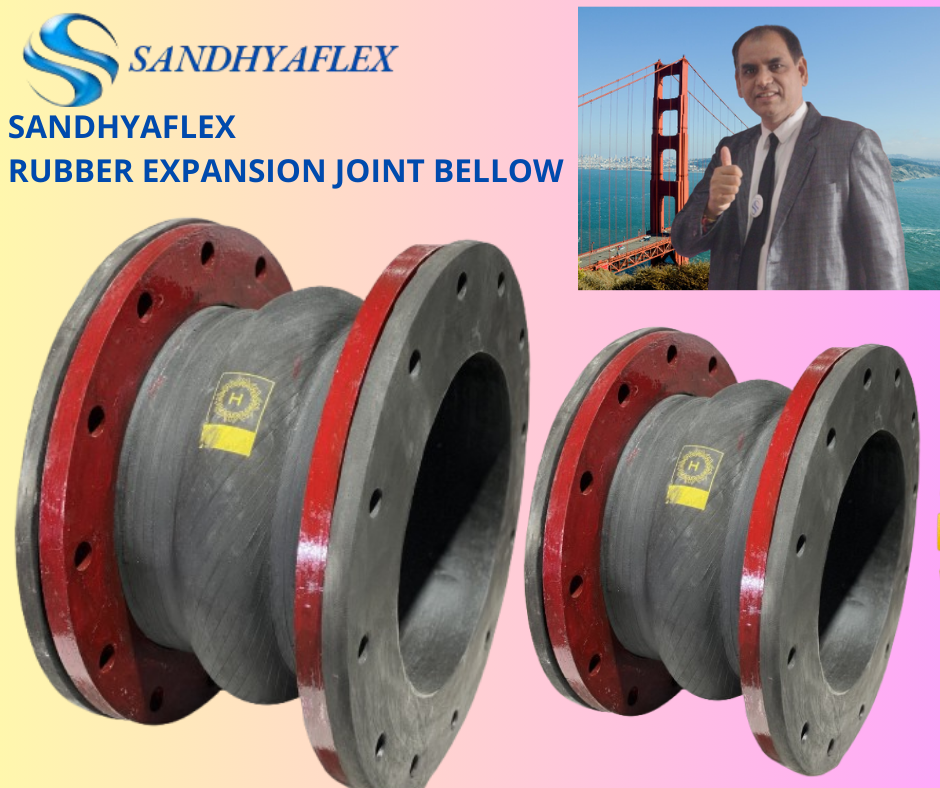 Rubber Expansion Joint Bellow - Rubber & Steel, 6-24 Inch Size Range, 10-150 Psi Pressure Rating, -20â°c To 80â°c Temperature Range, Ansi Flange Type, Iso 9001 Compliance | Vibration Dampening, Thermal Expansion Compensation, Misalignment Accommodation