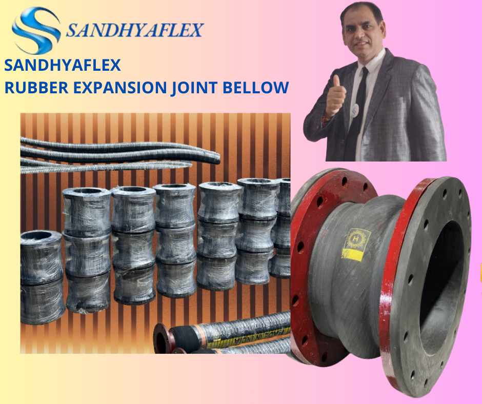Rubber Expansion Joint Bellow - Rubber & Steel, 6-24 Inch Size Range, 10-150 Psi Pressure Rating, -20â°c To 80â°c Temperature Range, Ansi Flange Type, Iso 9001 Compliance | Vibration Dampening, Thermal Expansion Compensation, Misalignment Accommodation