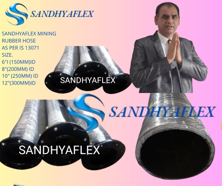 Slurry Rubber  Hose 200NB 10 Bar