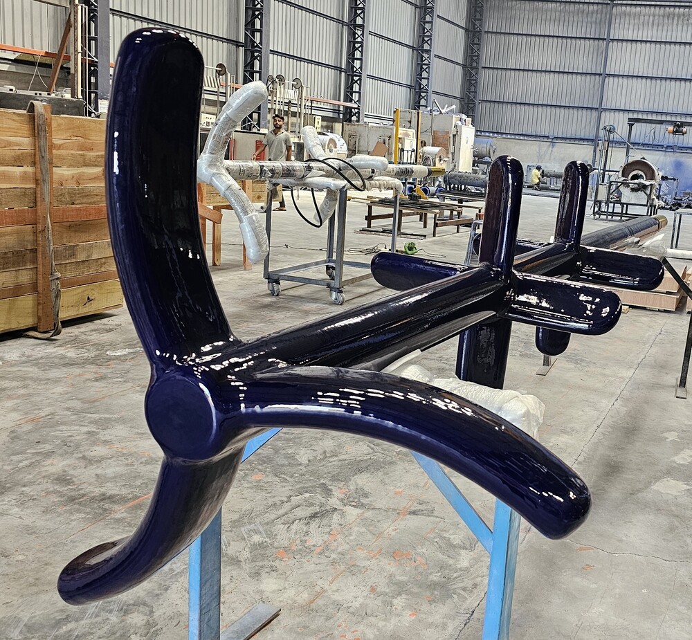 Glass Lined Pitch Blade Agitator - General Use: Industrial