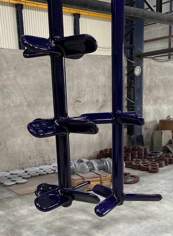 Glass Lined Pitch Blade Agitator - General Use: Industrial