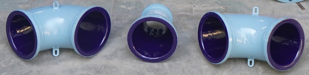Glass Lined Elbow - Color: Gray