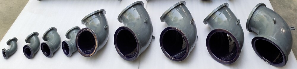 Glass Lined Elbow - Color: Gray