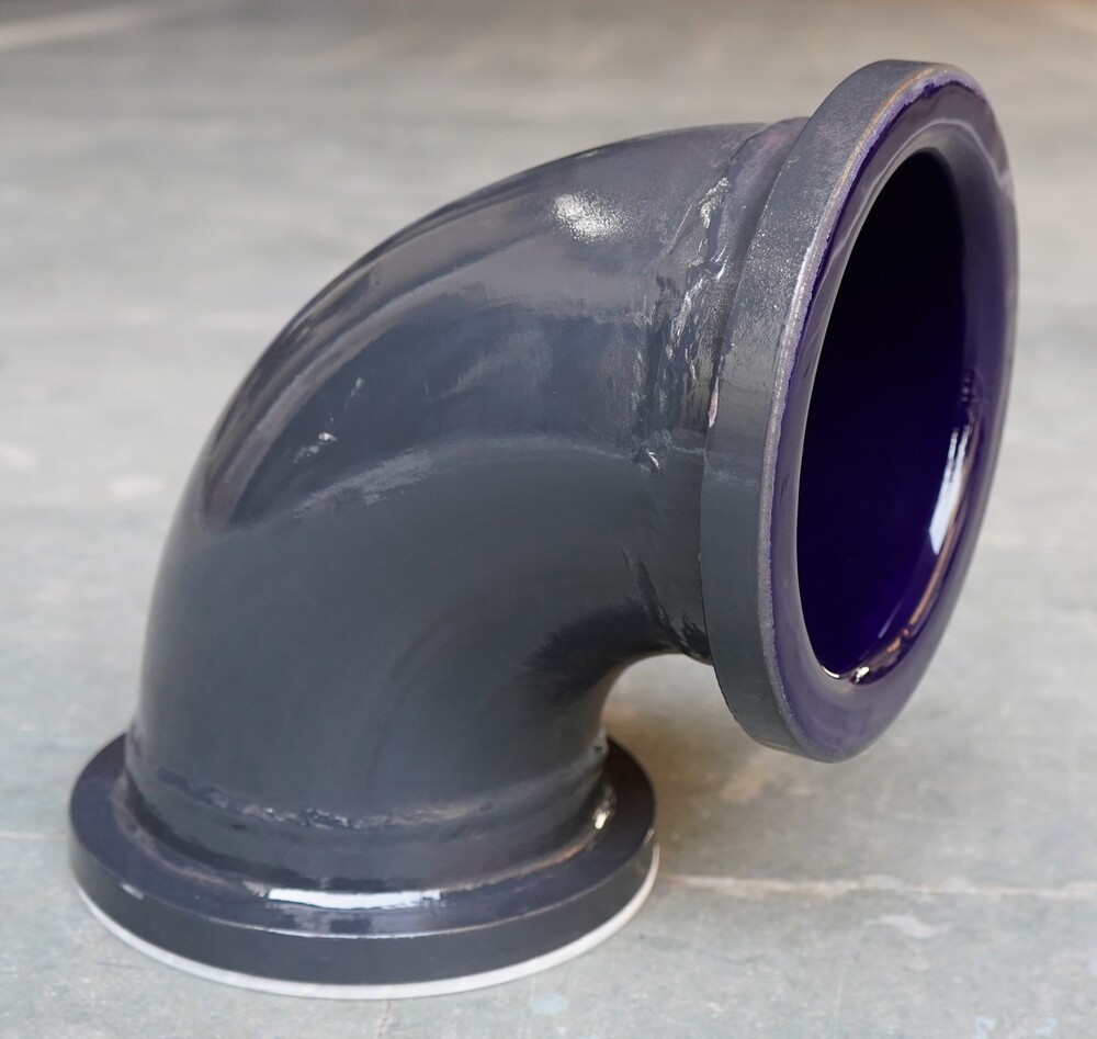 Glass Lined Bend - Color: Gray